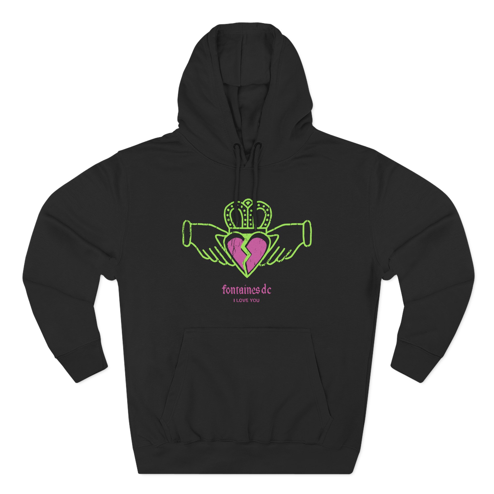 Fontaines Ily Three-Panel Fleece Hoodie