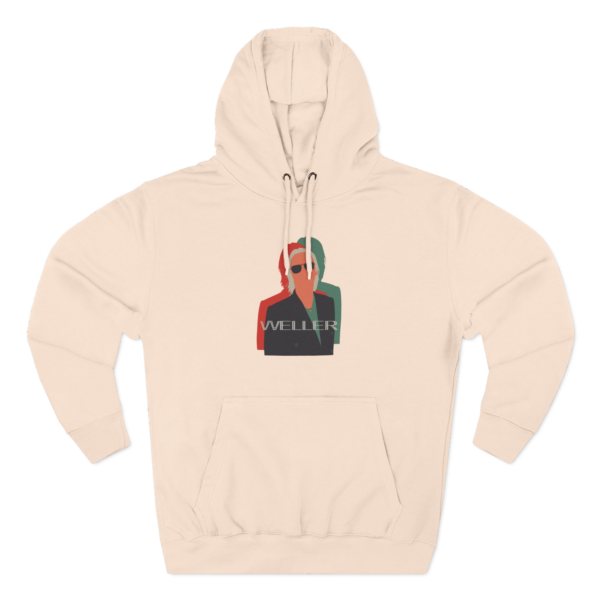 PW Illustration Offset Three-Panel Fleece Hoodie - Image 9