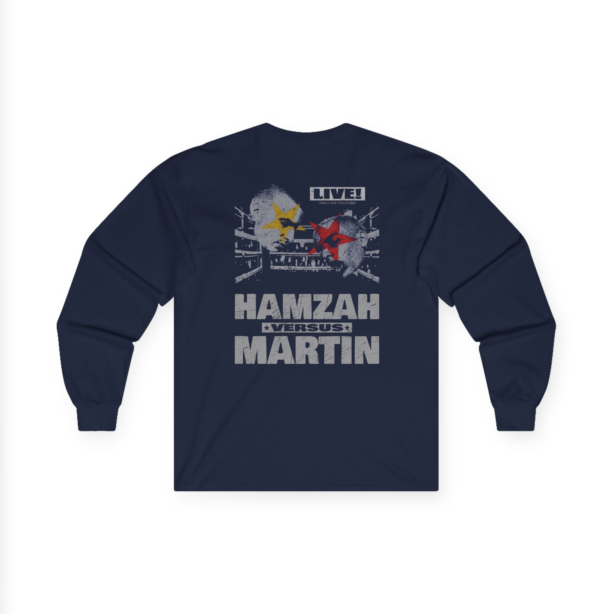 Slushy Noobz Hamzah Versus Martin Unisex Ultra Cotton Long Sleeve Tee - Image 10