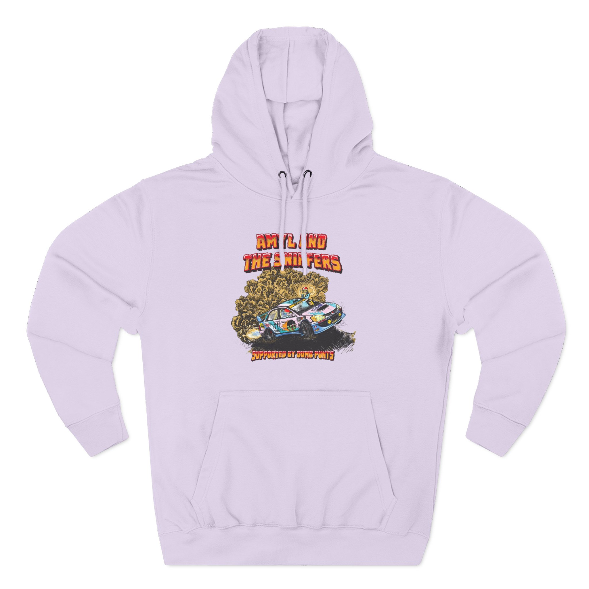 Amyl and the Sniffers Three-Panel Fleece Hoodie - Image 13