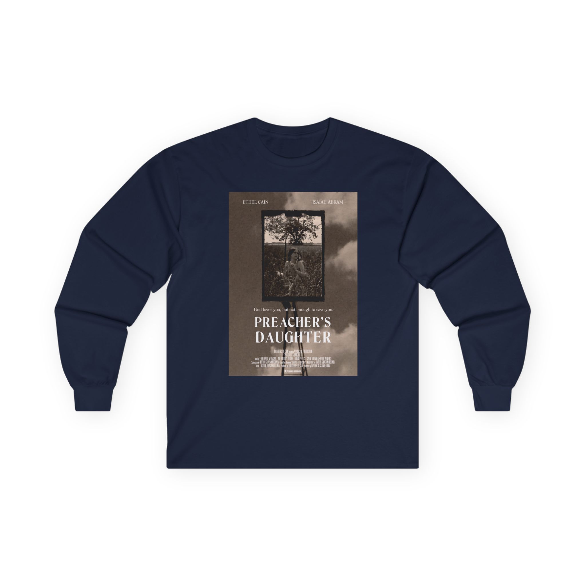 Ethel Cain Preacher's Daughter Movie Poster Unisex Ultra Cotton Long Sleeve Tee - Image 13