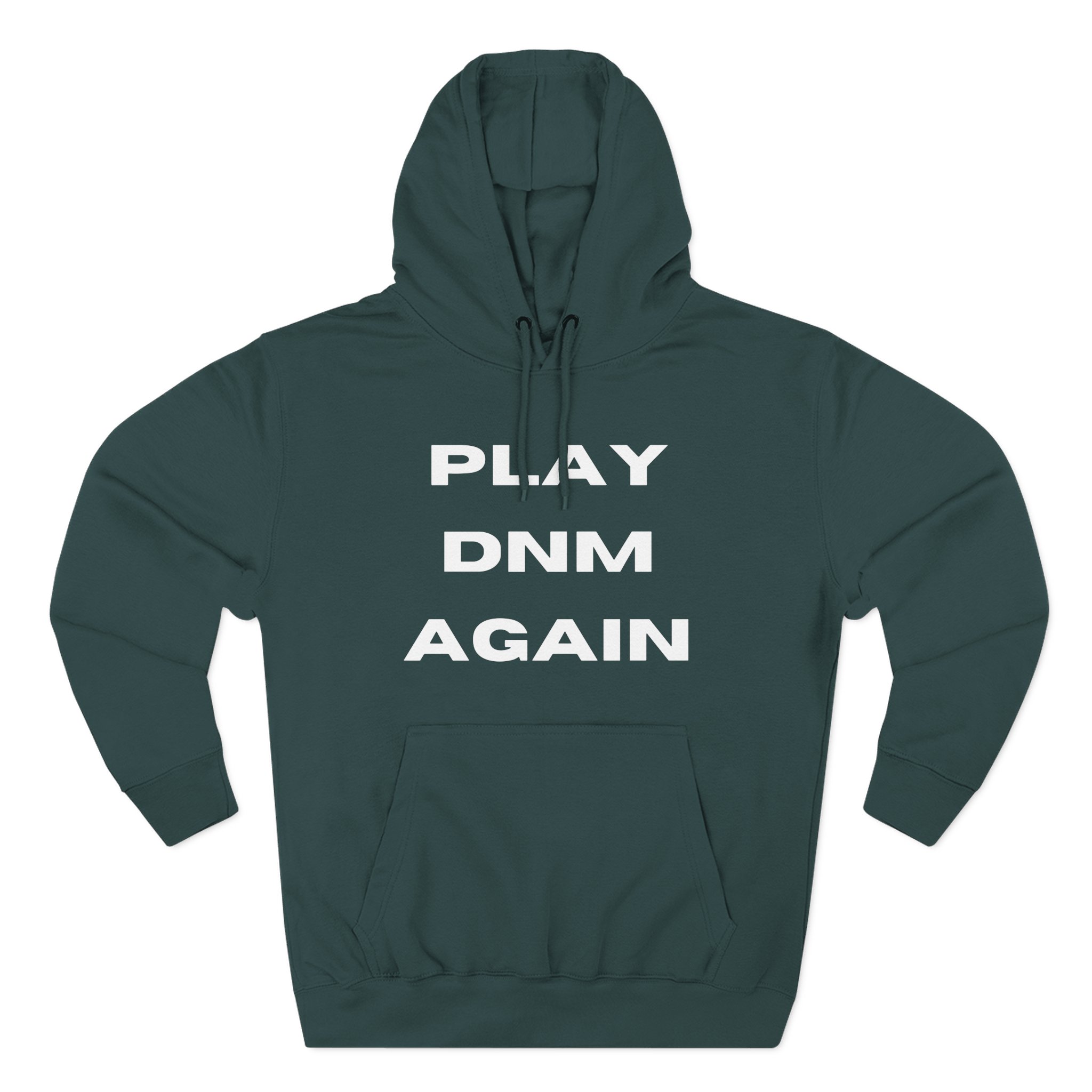 Mkgee’s “dnm” Three-Panel Fleece Hoodie - Image 7